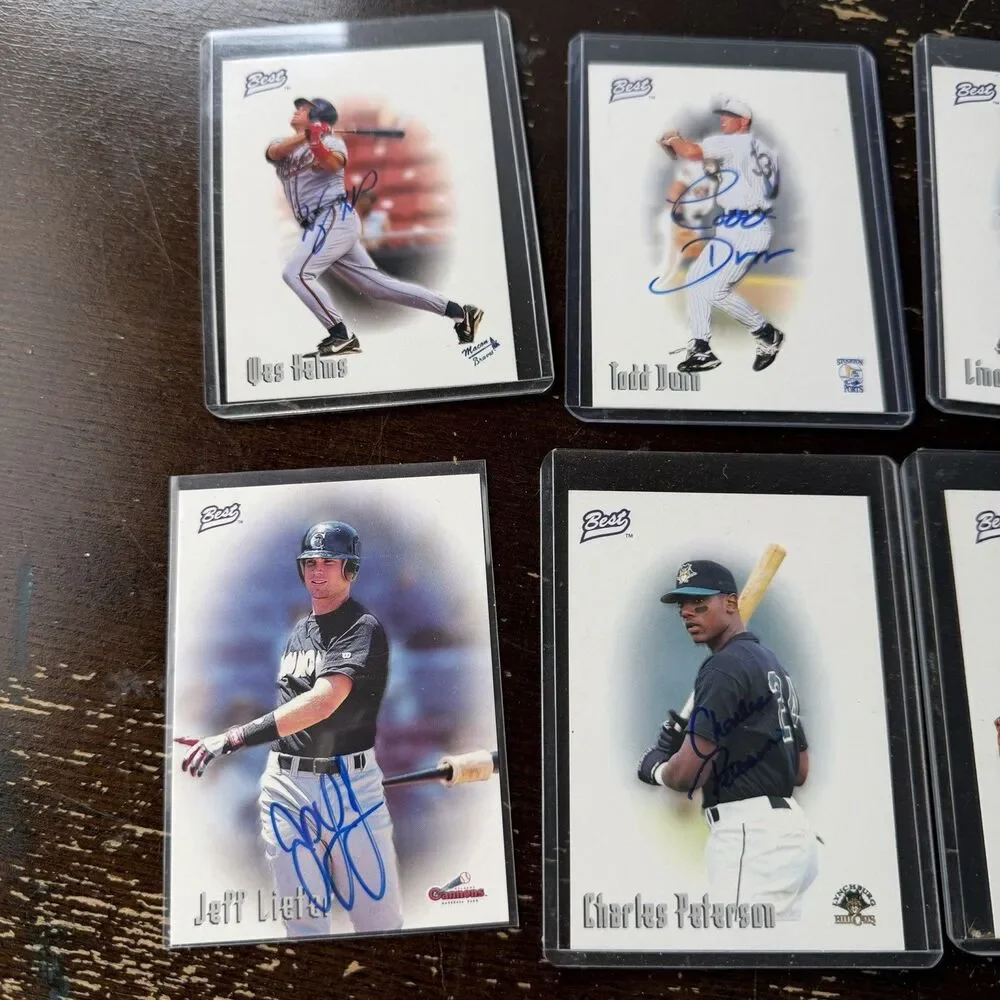 1996 Best Cards Inc Baseball Lot Of 50 Autos Minor Leaguers & Prospects Signed